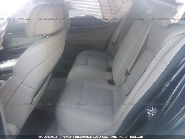 WBAKA83569CY34455 - 2009 BMW 750 I BLACK photo 8