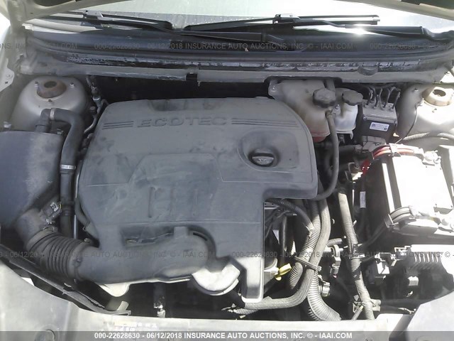 1G1ZB5E03CF191222 - 2012 CHEVROLET MALIBU LS ოქროსფერი ფოტო 10