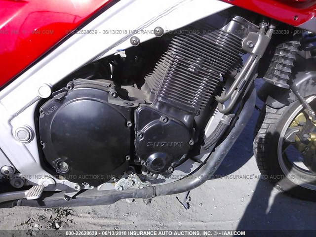 JS1GV72A2M2100362 - 1991 SUZUKI GSX1100 F RED photo 8