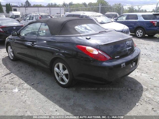 4T1FA38P45U051426 - 2005 TOYOTA CAMRY SOLARA SE/SLE BLACK photo 3