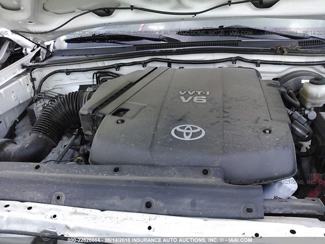 5TFLU4EN0BX005349 - 2011 TOYOTA TACOMA DOUBLE CAB 白色 照片 10