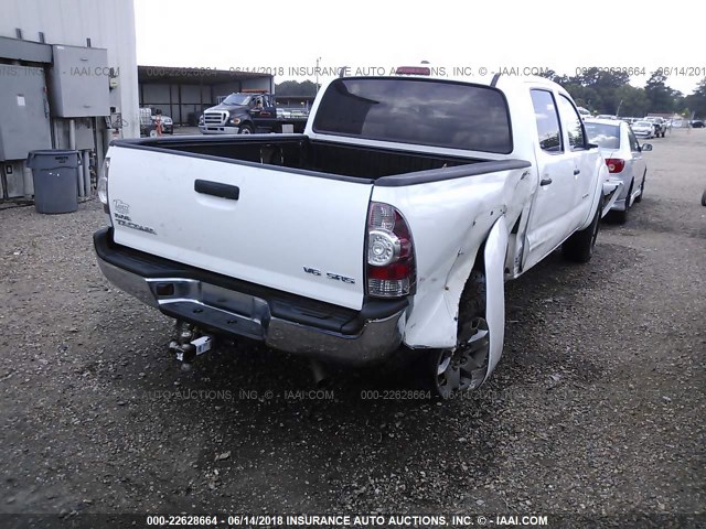 5TFLU4EN0BX005349 - 2011 TOYOTA TACOMA DOUBLE CAB 白色 照片 4