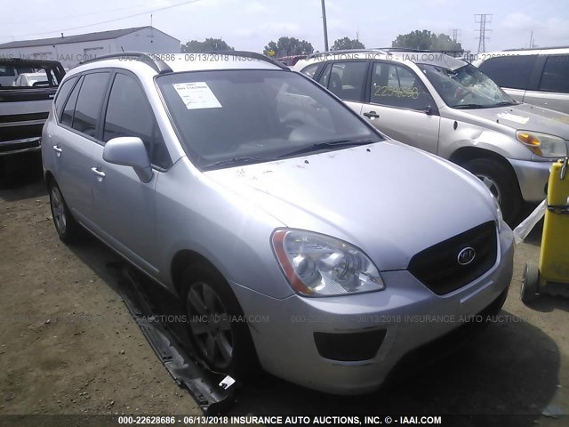 KNAFG526987126152 - 2008 KIA RONDO LX/EX SILVER photo 1