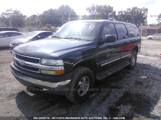 3GNEC16Z53G173593 - 2003 CHEVROLET SUBURBAN C1500 GRAY photo 2