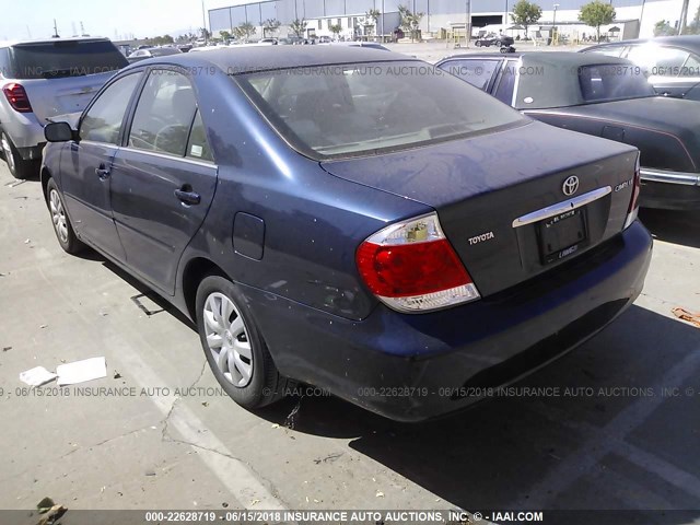 4T1BE32K26U144091 - 2006 TOYOTA CAMRY LE/XLE/SE 蓝色 照片 3