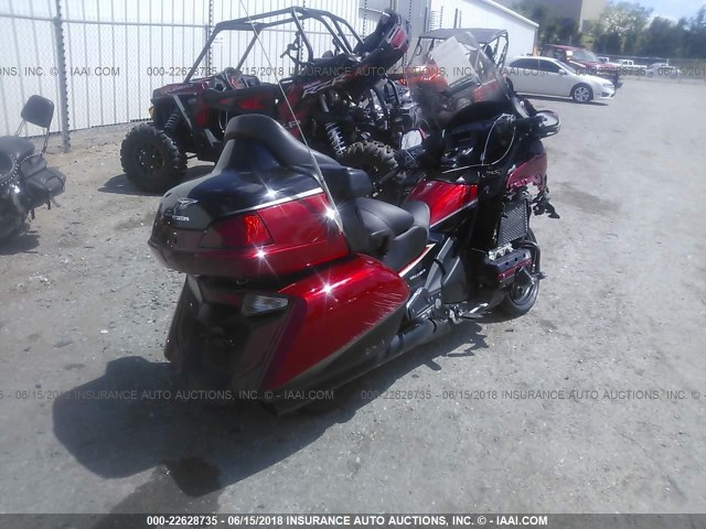 JH2SC68V5FK100277 - 2015 HONDA GL1800 RED photo 4