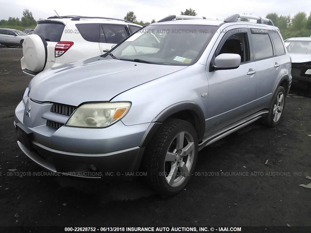 JA4LZ41FX5U002040 - 2005 MITSUBISHI OUTLANDER XLS SILVER photo 2