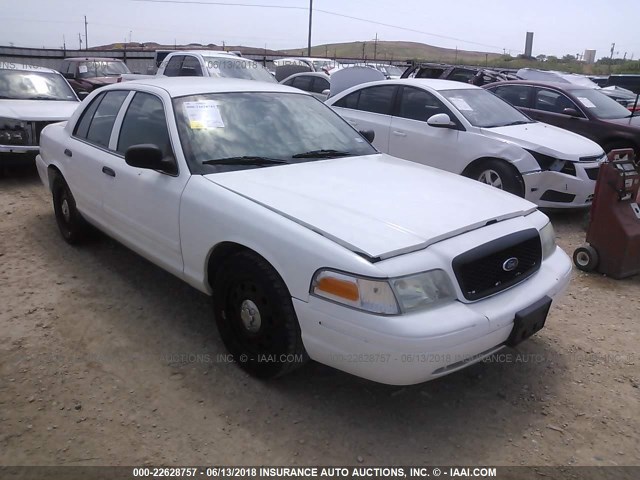 2FAHP71V69X141421 - 2009 FORD CROWN VICTORIA POLICE INTERCEPTOR WHITE photo 1