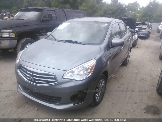 ML32F3FJ6JHF01766 - 2018 MITSUBISHI MIRAGE G4 ES Серый фото 2