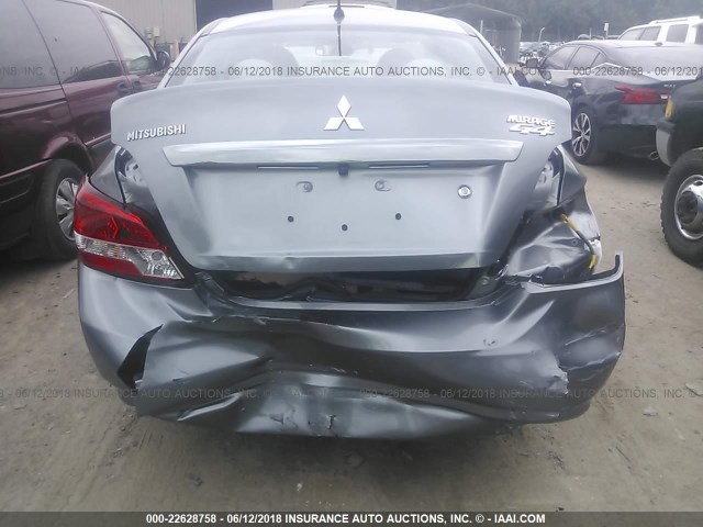 ML32F3FJ6JHF01766 - 2018 MITSUBISHI MIRAGE G4 ES Серый фото 6