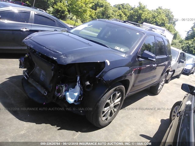 1GKKVRKD3DJ202348 - 2013 GMC ACADIA SLT-1 Czarny zdjęcie 2