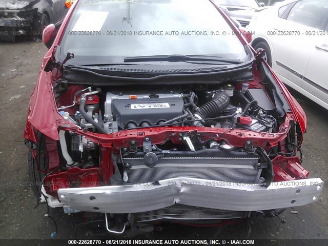 2HGFG4A54DH700212 - 2013 HONDA CIVIC SI RED photo 6