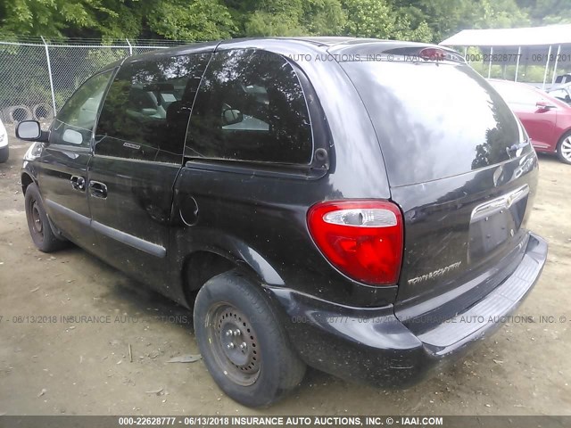 1A4GP45R26B535704 - 2006 CHRYSLER TOWN & COUNTRY  BLACK photo 3