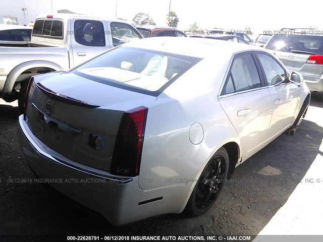 1G6DF5E52C0156310 - 2012 CADILLAC CTS LUXURY COLLECTION WHITE photo 4