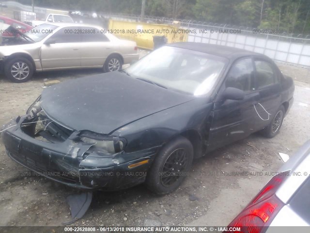 1G1ND52J63M600976 - 2003 CHEVROLET MALIBU GREEN photo 2