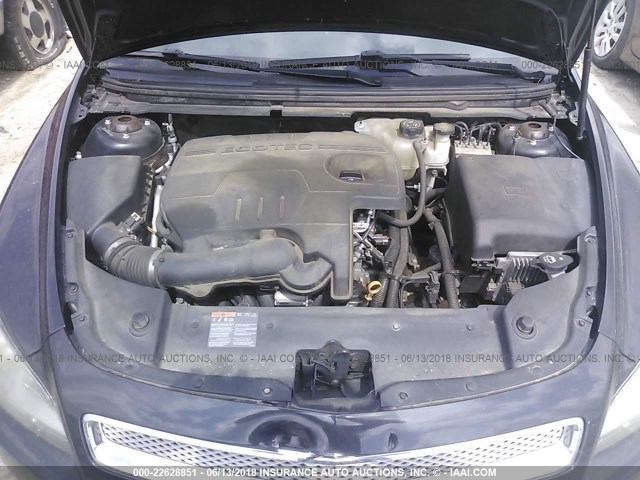 1G1ZE5E08AF287738 - 2010 CHEVROLET MALIBU LTZ 黑色 照片 10