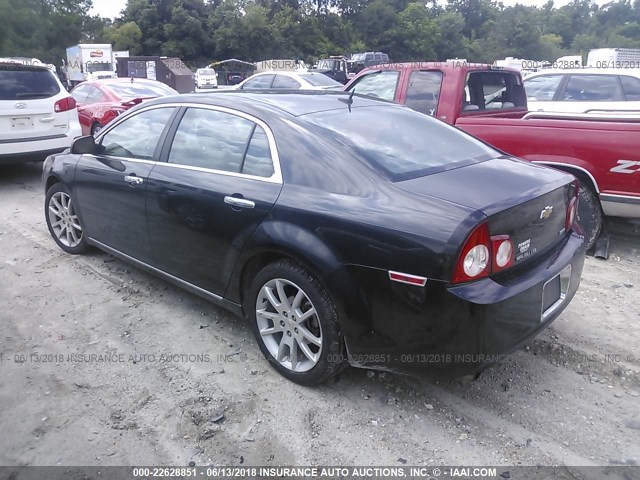 1G1ZE5E08AF287738 - 2010 CHEVROLET MALIBU LTZ 黑色 照片 3