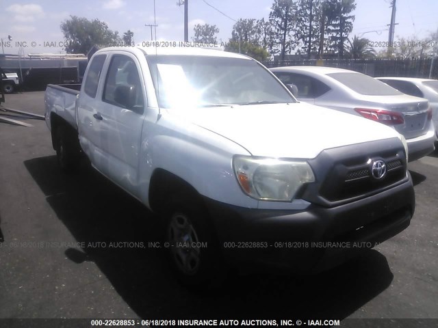 5TFTX4CN0FX067690 - 2015 TOYOTA TACOMA ACCESS CAB Weiß Foto 1