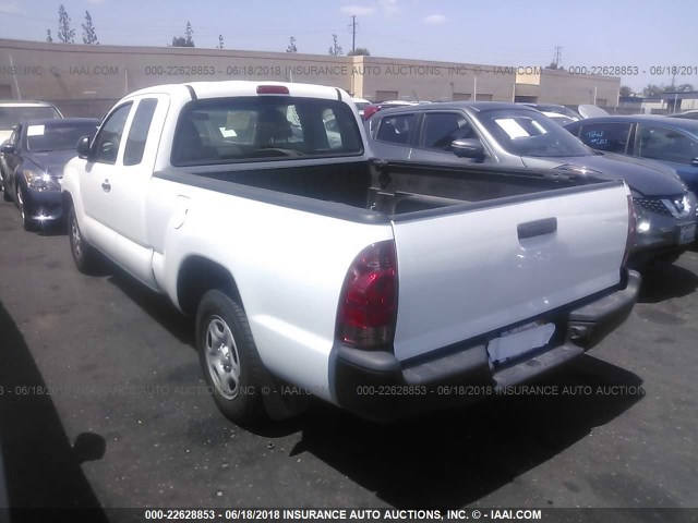 5TFTX4CN0FX067690 - 2015 TOYOTA TACOMA ACCESS CAB Weiß Foto 3