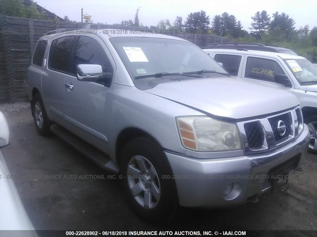 5N1AA08B84N730914 - 2004 NISSAN ARMADA SE/LE SILVER photo 1