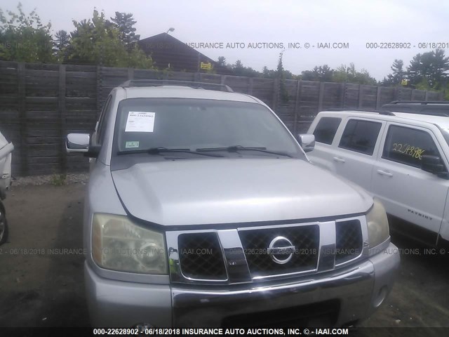 5N1AA08B84N730914 - 2004 NISSAN ARMADA SE/LE SILVER photo 6