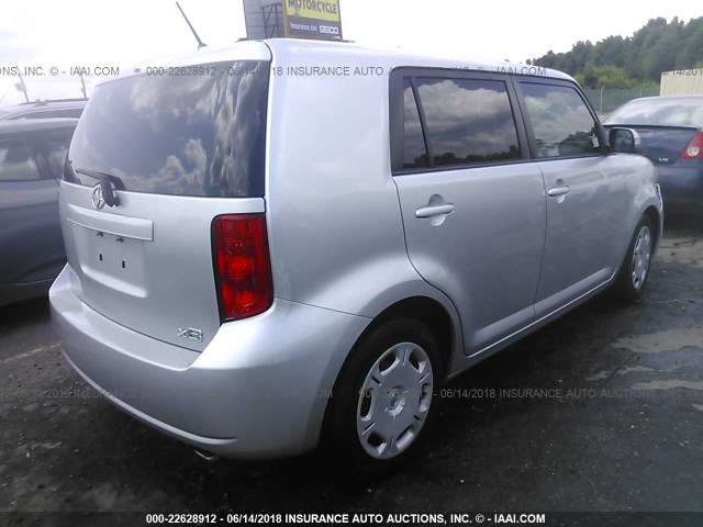 JTLKE50E891069503 - 2009 TOYOTA SCION XB Gümüş foto 4
