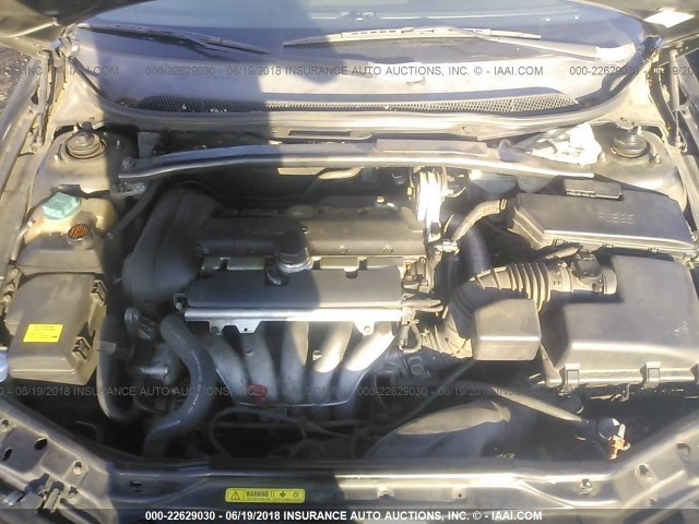 YV1RS64A732264259 - 2003 VOLVO S60 შავი ფოტო 10