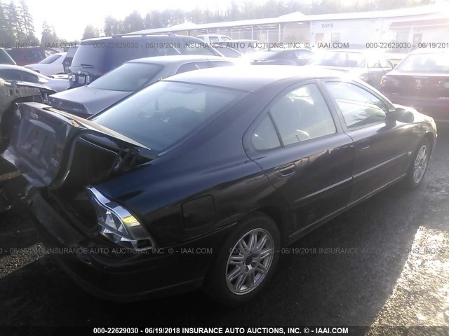 YV1RS64A732264259 - 2003 VOLVO S60 შავი ფოტო 4