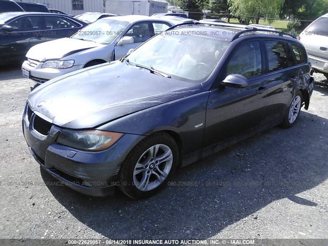 WBAVS135X8FX16746 - 2008 BMW 328 IT GRAY photo 2