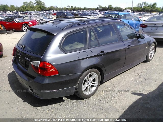 WBAVS135X8FX16746 - 2008 BMW 328 IT GRAY photo 4