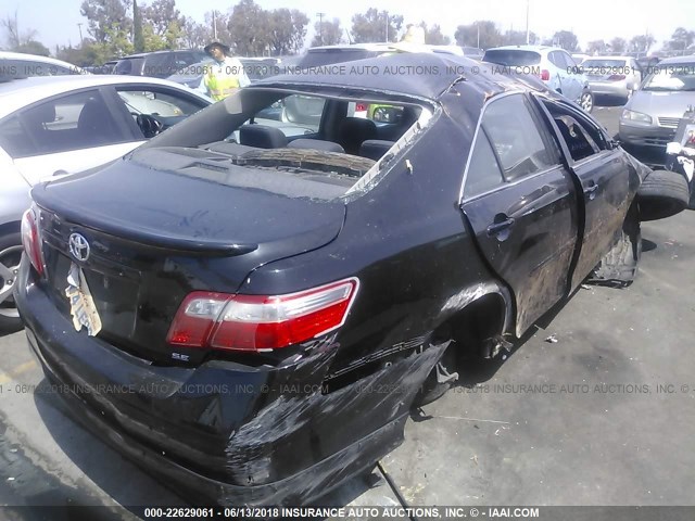 4T1BE46KX9U328022 - 2009 TOYOTA CAMRY SE/LE/XLE BLACK photo 4