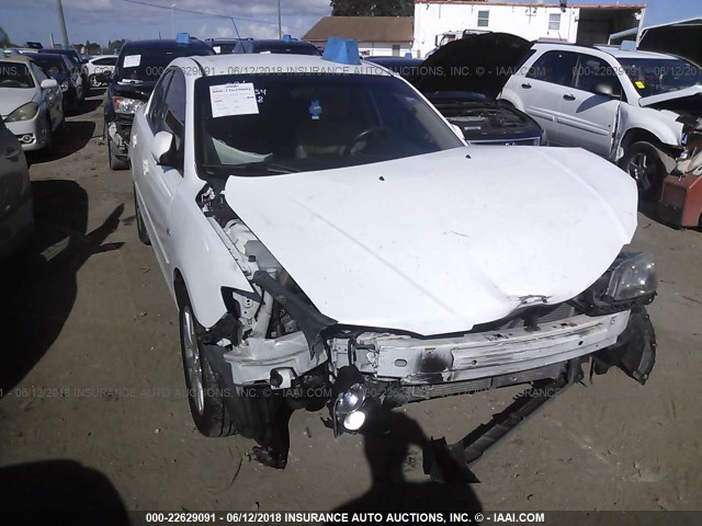 JM1BK32F281877214 - 2008 MAZDA 3 I WHITE photo 6