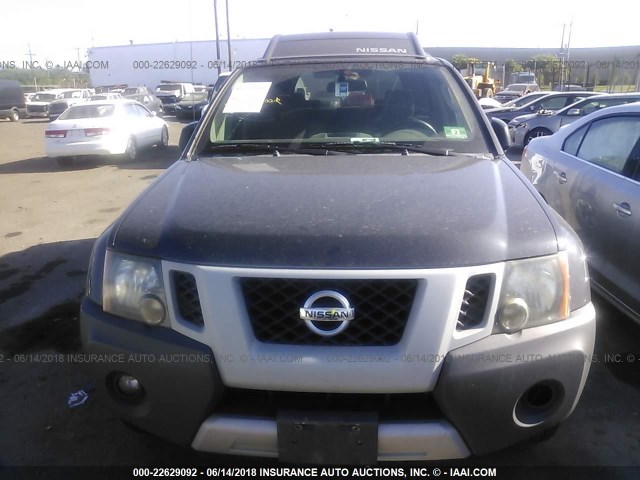 5N1AN0NW0AC504921 - 2010 NISSAN XTERRA OFF ROAD/S/SE GRAY photo 6