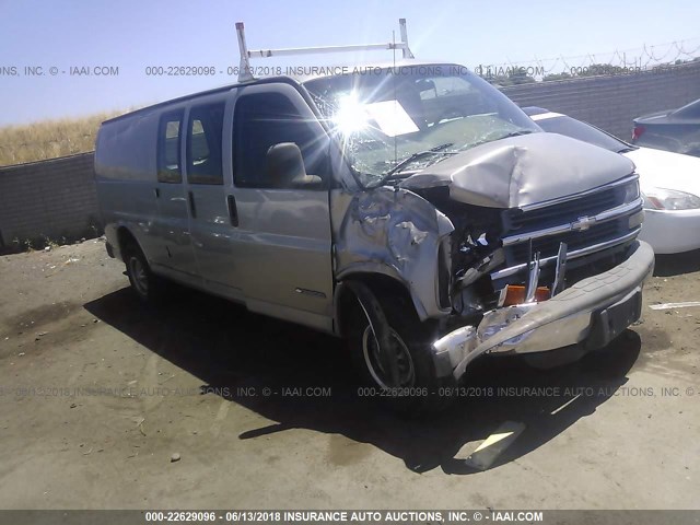 1GCHG39F321129256 - 2002 CHEVROLET EXPRESS G3500  GOLD photo 1