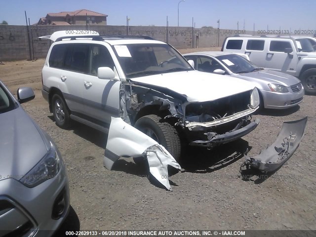 JTEHT05J272114894 - 2007 TOYOTA LAND CRUISER  WHITE photo 1