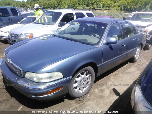 1G4CU541024189872 - 2002 BUICK PARK AVENUE ULTRA BLUE photo 2