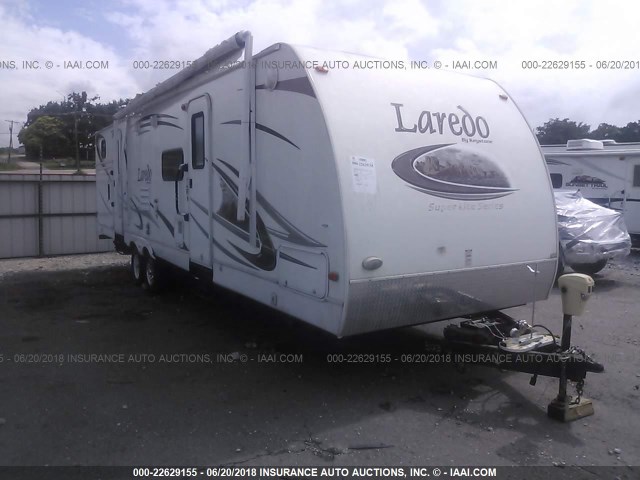 4YDT3032XBV601162 - 2011 KEYS LAREDO  WHITE photo 1