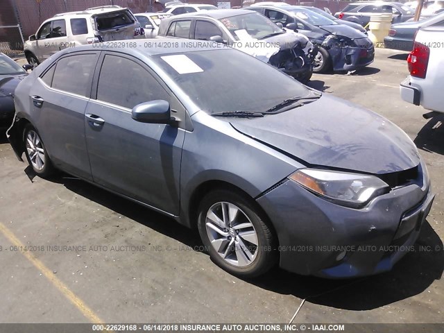 5YFBPRHE1FP332049 - 2015 TOYOTA COROLLA ECO/ECO PLUS/ECO PREMIUM GRAY photo 1