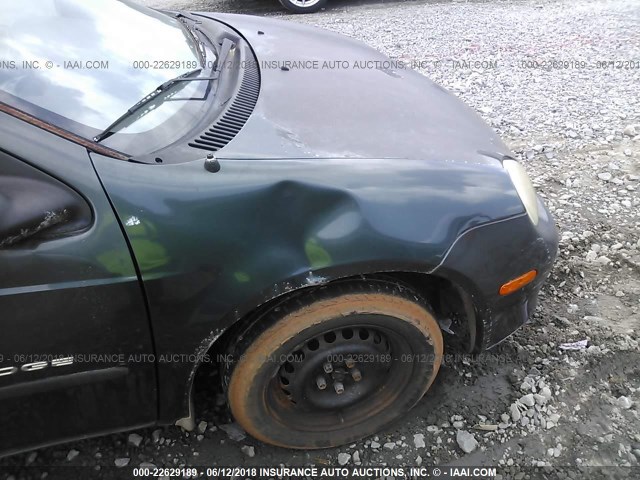 1B3ES46C21D127000 - 2001 DODGE NEON SE/ES GREEN photo 6