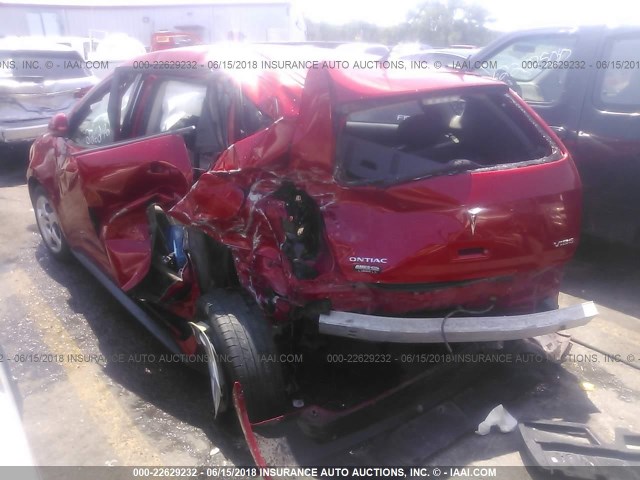 5Y2SP67879Z427171 - 2009 PONTIAC VIBE RED photo 3