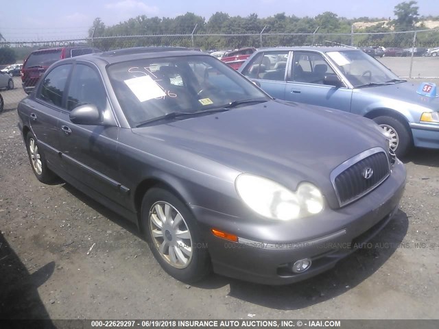 KMHWF35H92A558222 - 2002 HYUNDAI SONATA GLS/LX GRAY photo 1