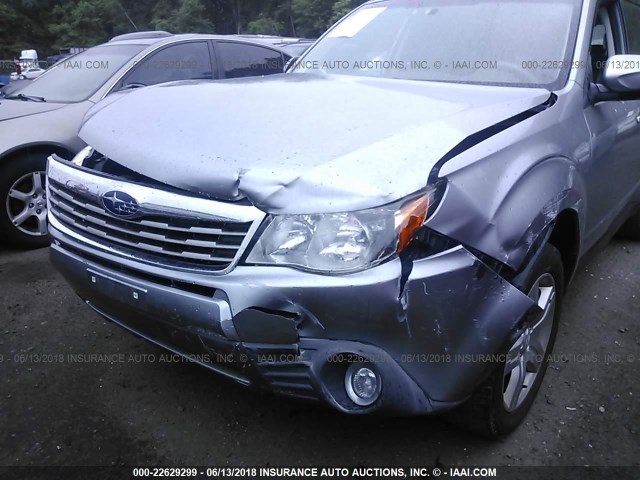 JF2SH64629H737431 - 2009 SUBARU FORESTER 2.5X LIMITED GRAY photo 6