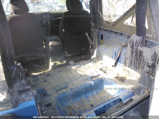 1C4AJWAG4GL308295 - 2016 JEEP WRANGLER SPORT 蓝色 照片 8