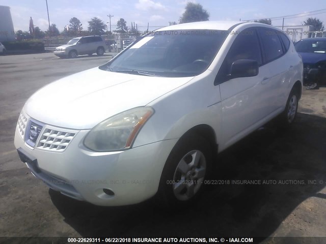 JN8AS58V38W122070 - 2008 NISSAN ROGUE S/SL WHITE photo 2