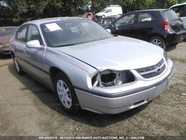 2G1WF52E339435421 - 2003 CHEVROLET IMPALA SILVER photo 1