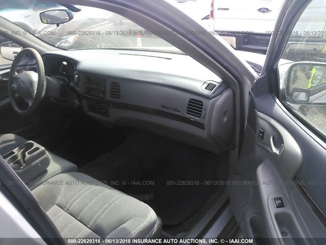 2G1WF52E339435421 - 2003 CHEVROLET IMPALA SILVER photo 5