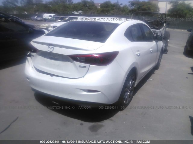 JM1BM1W37E1112655 - 2014 MAZDA 3 GRAND TOURING WHITE photo 4