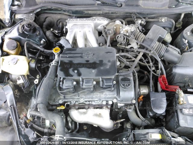 4T1BF22K5WU044977 - 1998 TOYOTA CAMRY CE/LE/XLE GREEN photo 10