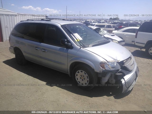 2C4GP44351R368817 - 2001 CHRYSLER TOWN & COUNTRY LX BLUE photo 1