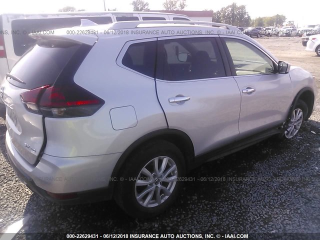 5N1AT2MV7JC700171 - 2018 NISSAN ROGUE SV/SL SILVER photo 4